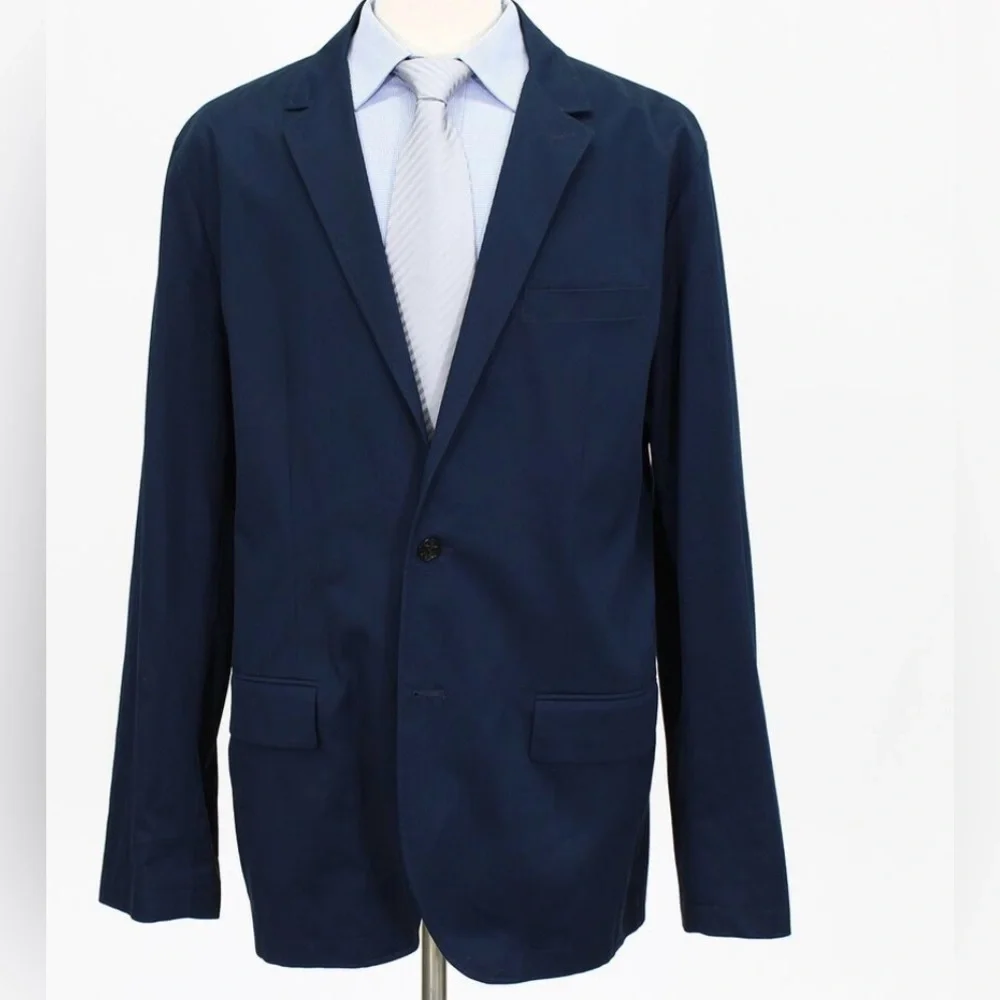 Nautica XXL Dark Navy Cotton Sport Jacket